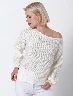 Sweater Llano Blanco Mujer – Básico elegante para combinar