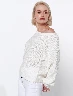 Sweater Llano Blanco Mujer – Básico elegante para combinar
