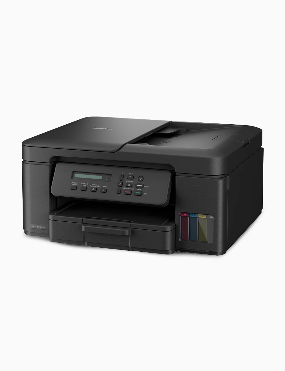 Impresora 3 en 1 Multifunción Negra | Brother + Gratis Resma + Mouse