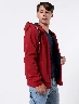 Chaqueta con Capucha Rojo