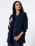 Blazer Largo Azul Marino Mujer – Elegancia clásica para cualquier ocasión