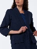 Blazer Largo Azul Marino Mujer – Elegancia clásica para cualquier ocasión