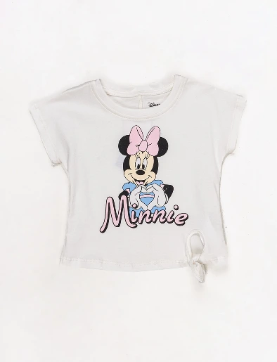 Camiseta Minnie Crudo