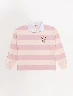 Buzo a Rayas Rosa Niña – Toque alegre para días frescos.