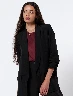 Blazer Largo Negro Mujer – Estilo sofisticado y atemporal