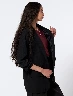 Blazer Largo Negro Mujer – Estilo sofisticado y atemporal