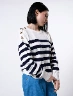 Sweater Rayas Unicolor Mujer – Abrigo ligero con diseño clásico