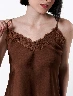 Top Satin Marrón Mujer – Brillo sutil para lucir increíble