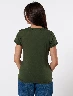 Camiseta Camellia Verde Militar Mujer – Toque moderno y casual