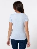 Camiseta Margarita Celeste Mujer – Inspiración floral y juvenil