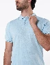 Camiseta Polo Celeste Hombre – Estilo clásico para ocasiones casuales
