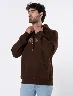 Chompa Café con Capucha Freak Hombre – Look casual con toque atrevido