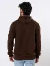 Chompa Café con Capucha Freak Hombre – Look casual con toque atrevido