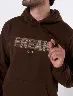 Chompa Café con Capucha Freak Hombre – Look casual con toque atrevido