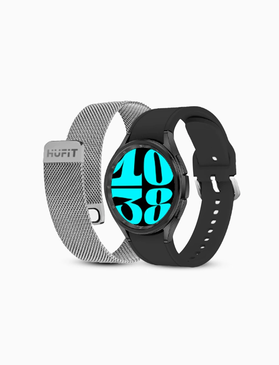 SmartWatch Doble Correa AIR Negro | Hufit