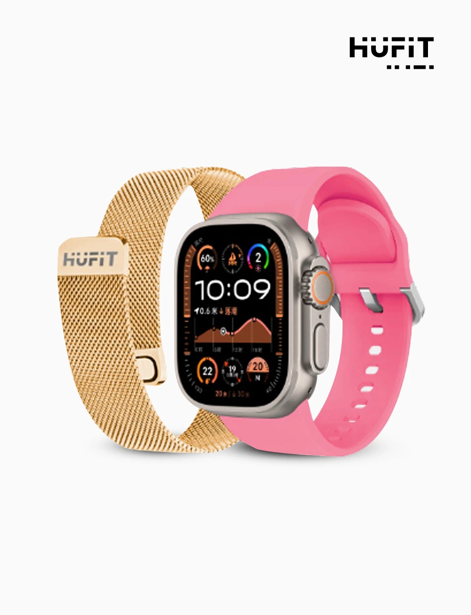 SmartWatch Doble Correa Fire Rosa | Hufit