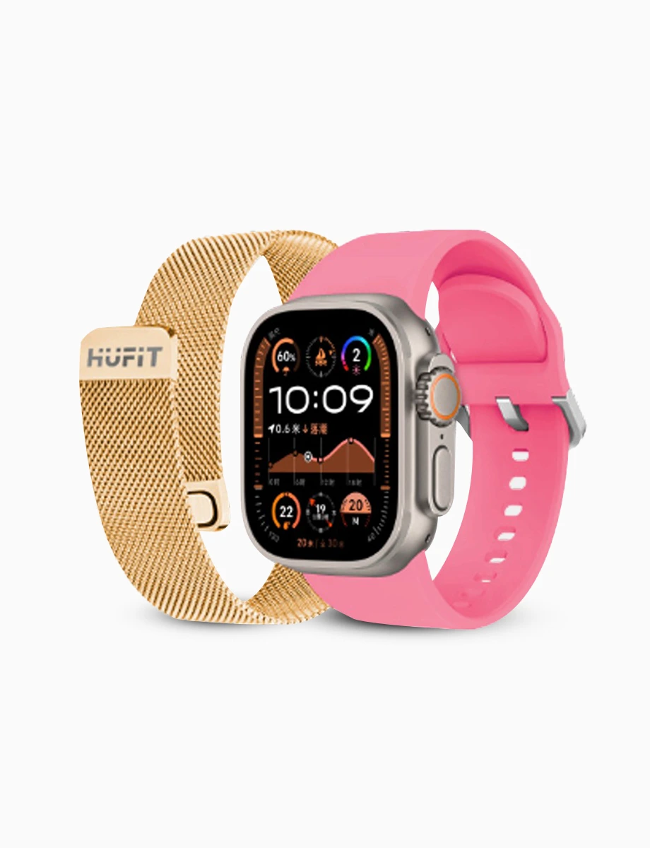 SmartWatch Doble Correa Fire Rosa | Hufit