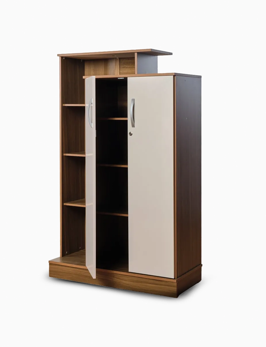 Armario Multiuso Elite Almendra/Off White | Muebles El Bosque