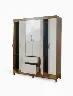 Armario Flash Almendra/Off White | Muebles El Bosque