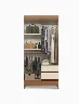 Armario Fit 4 Puertas Jequitiba/Blanco Antiguo | Muebles El Bosque