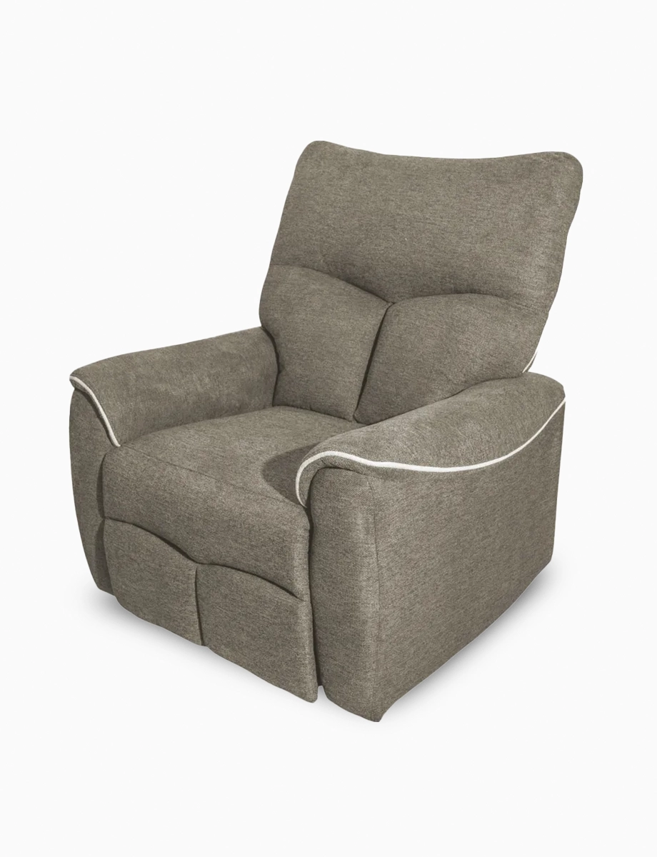 Sofá Reclinable Kim Moca | Muebles El Bosque
