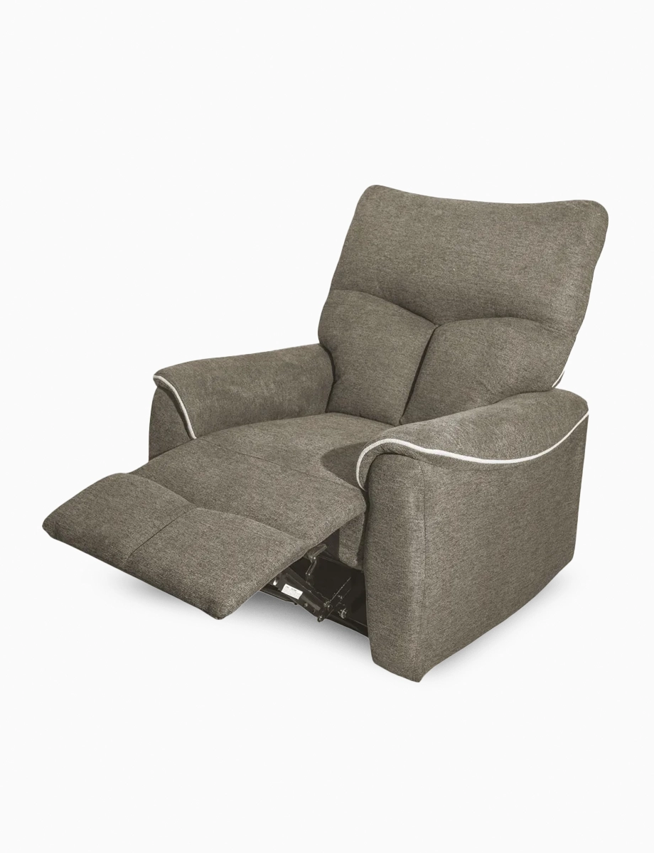 Sofá Reclinable Kim Moca | Muebles El Bosque