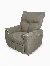Sofá Reclinable Kim Moca | Muebles El Bosque