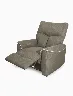 Sofá Reclinable Kim Moca | Muebles El Bosque