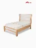 Cama Cindy Full (2 Plazas) Naturale/Cristalo | Muebles El Bosque