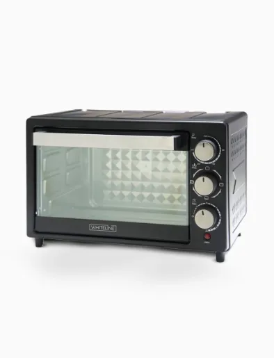 Combo Horno Eléctrico + Licuadora | Whiteline + Exprimidor de Cítricos | Belia  + Set x3 Fuente de Vidrio