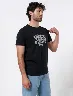 Camiseta Vibes Negro Chicos Gab – Estilo relajado con toque contemporáneo