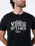 Camiseta Vibes Negro Chicos Gab – Estilo relajado con toque contemporáneo