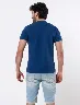 Camiseta Polo Azul Medio Llana Hombre – Básico con aire deportivo