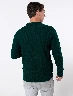Sweater Acanalado Verde Oscuro Hombre – Sofisticado y fácil de combinar