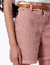 Bermuda con Cinturón Rosa Mujer – Toque femenino para estilo diario