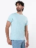 Camiseta Llana Celeste Hombre – Esencial ligero y combinable