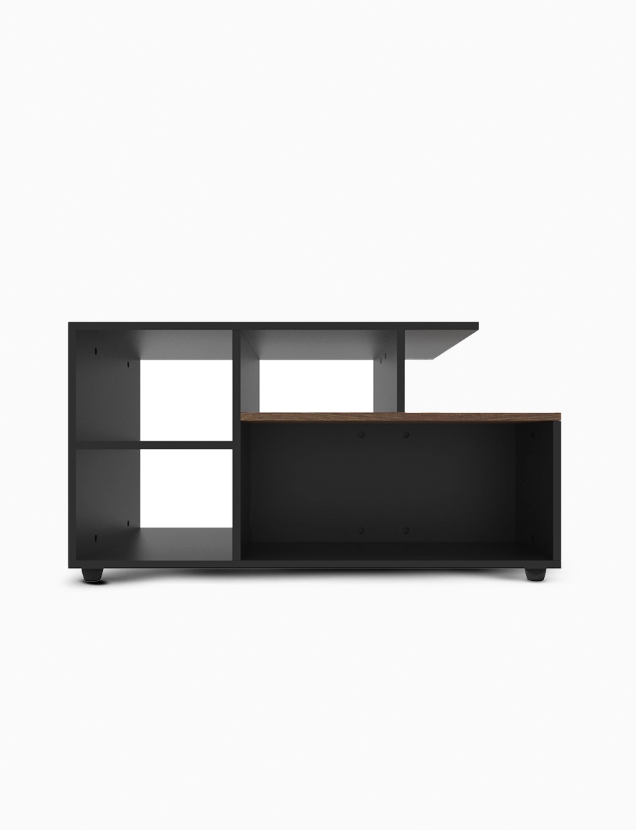 Mesa de Centro Edimburgo Negro/Arizona | Mueble Fácil