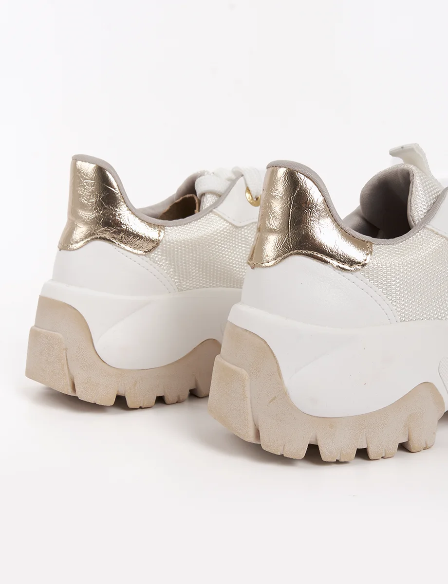 Sneakers Chuncky Blanco | Via Marte