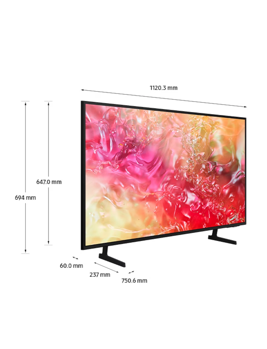 Televisor 50" Crystal UHD 4K Negro | Samsung