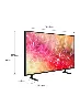 Televisor 50" Crystal UHD 4K Negro | Samsung