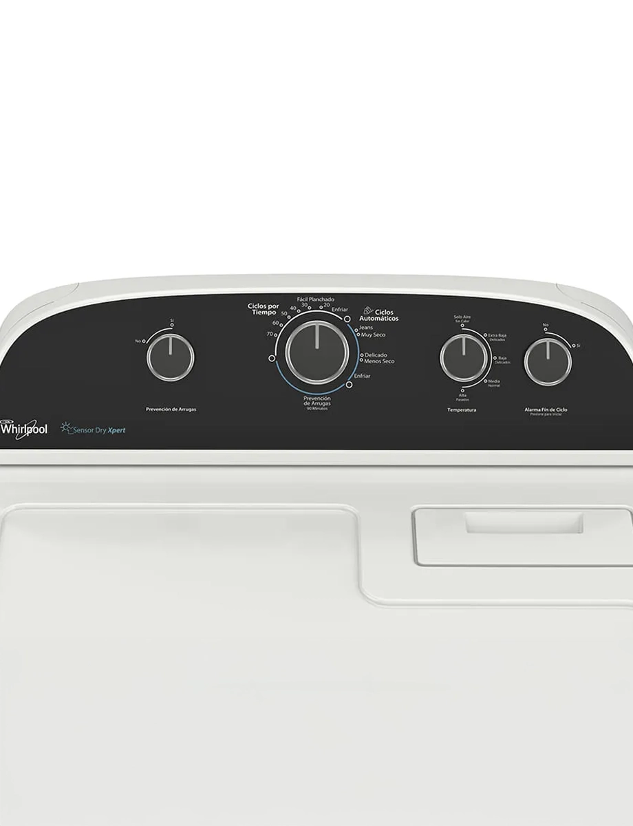 Secadora a Gas Carga Superior 19 Kg Blanca | Whirlpool