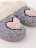Pantufla Afelpada Gris Mujer – Confort ideal para casa