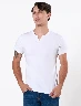 Camiseta Botones Blanco Hombre - Clásica Y Limpia Ideal Para Uso Casual