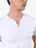 Camiseta Botones Blanco Hombre - Clásica Y Limpia Ideal Para Uso Casual