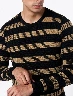 Sweater Franjas Negro Hombre – Diseño moderno para outfits urbanos