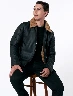 Chaqueta Cuello Borrego Negro Hombre – Comodidad y diseño moderno