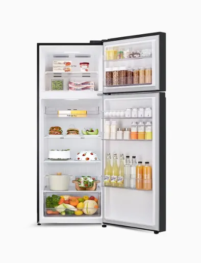 Refrigeradora 493 Lt Top Freezer Negro | LG