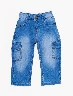 Jean Cargo Azul Medio Niño – Prenda práctica para aventuras diarias.