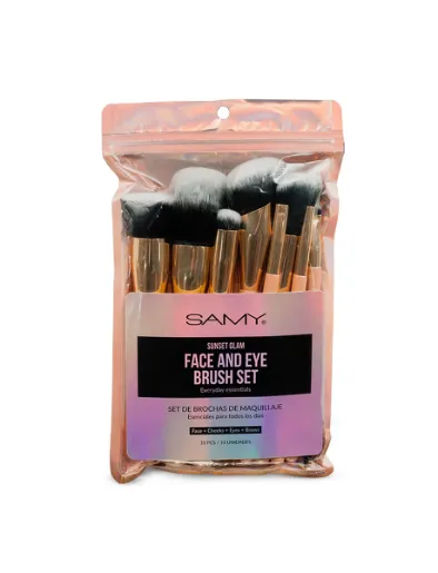 Set x10 Brochas Sunset Glam | Samy