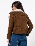Chaqueta Borrego Café Mujer - Cálida Y Con Diseño Moderno